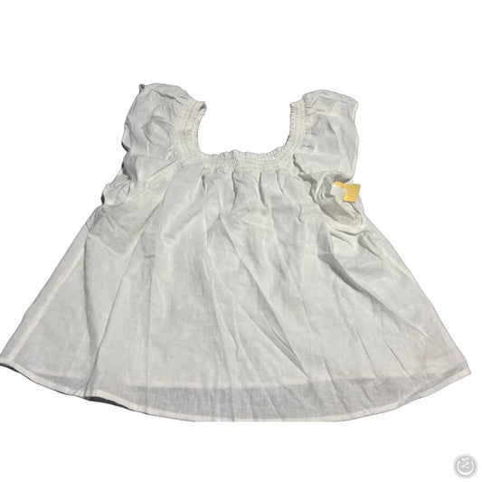 Top Short Sleeve By A New Day In Cream, Size: L