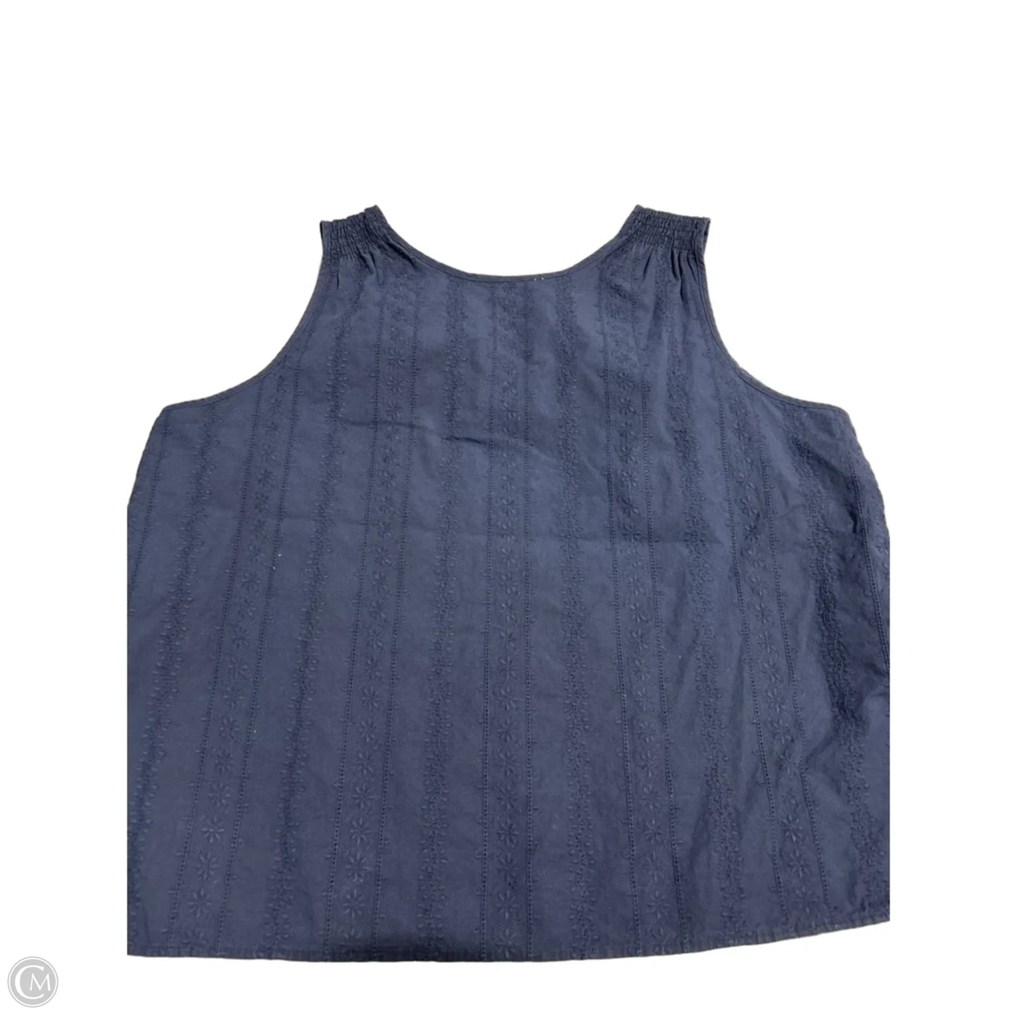 Tank Top By Time And Tru In Navy, Size: 3x
