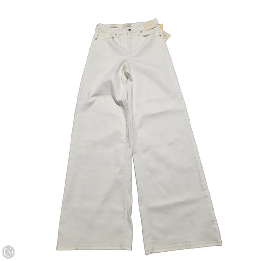 Jeans Wide Leg By Universal Thread In White, Size: 8l