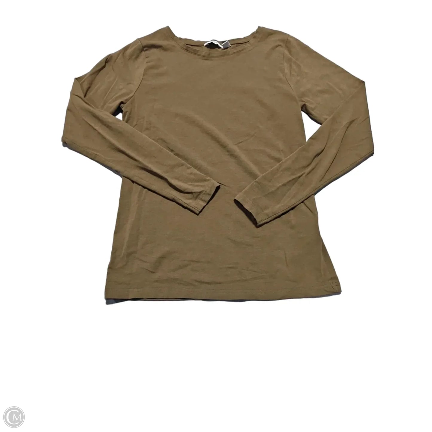 Top Long Sleeve By Cmc In Green, Size: L