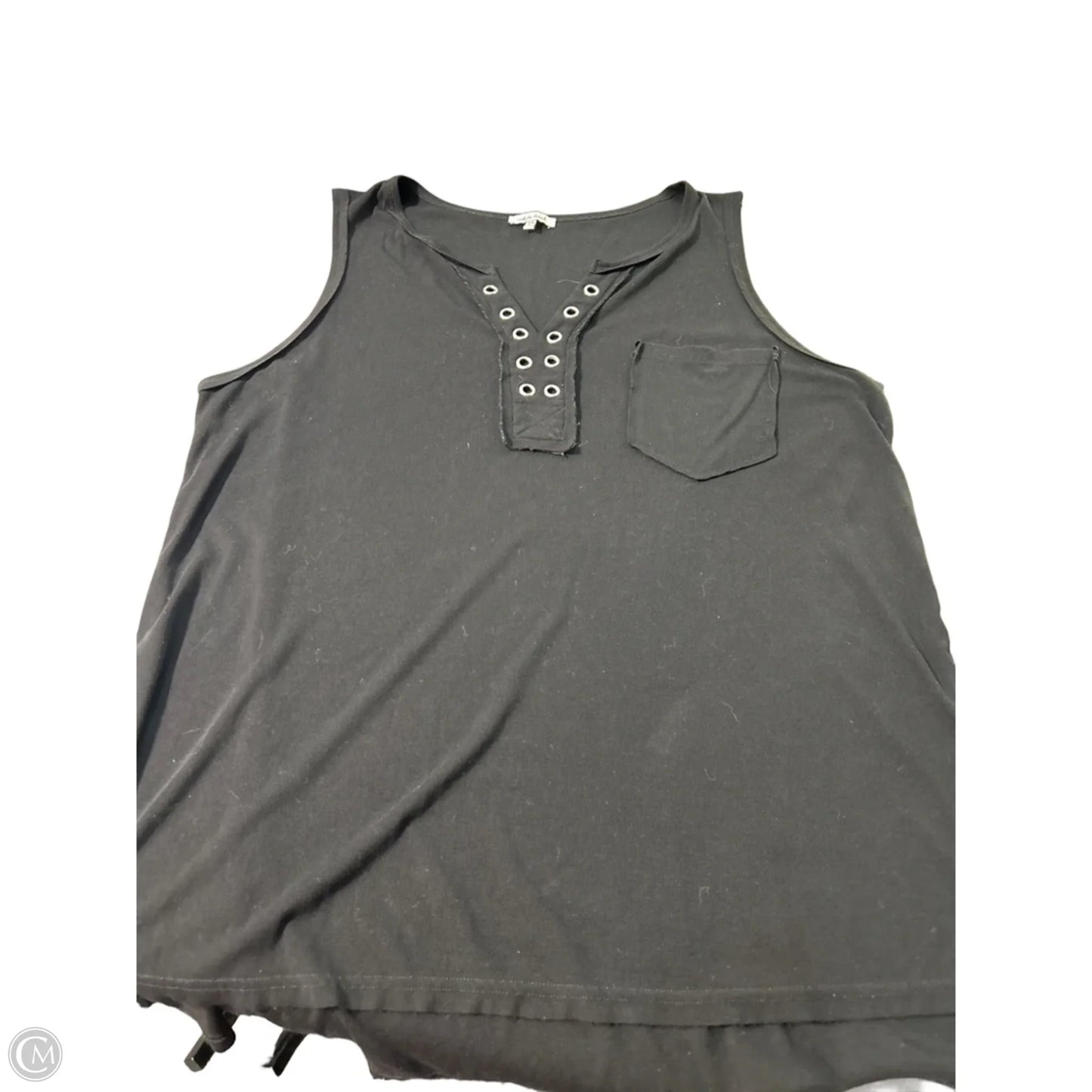 Tank Top By White Birch In Black, Size: 2x
