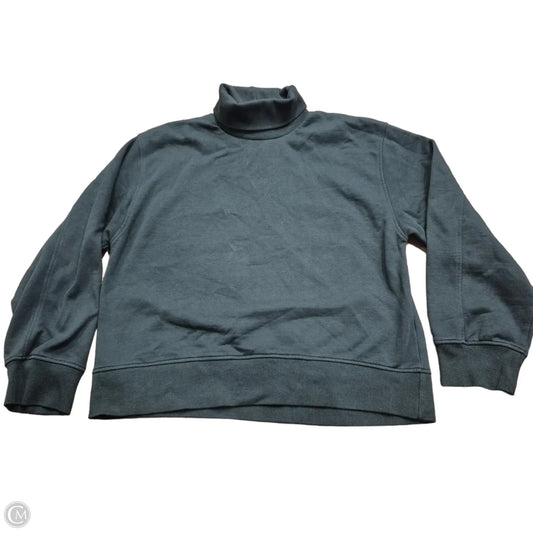 Sweatshirt Collar By Zara In Green, Size: L