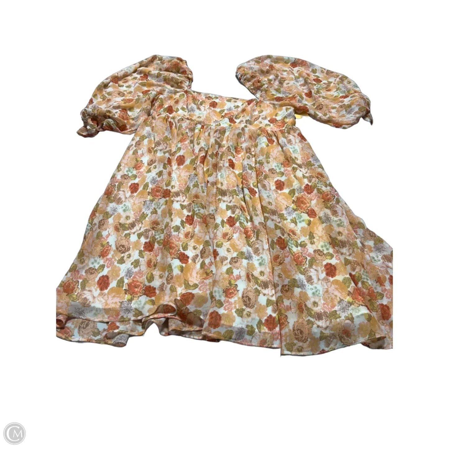 Dress Casual Short By Storia In Orange, Size: S