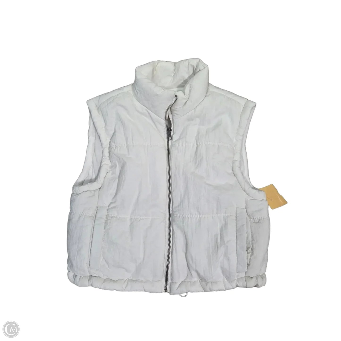 Vest Puffer & Quilted By Thread And Supply In White, Size: Xs