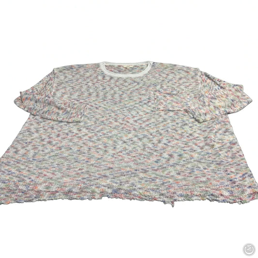Top Long Sleeve By Easel In Multi-colored, Size: L