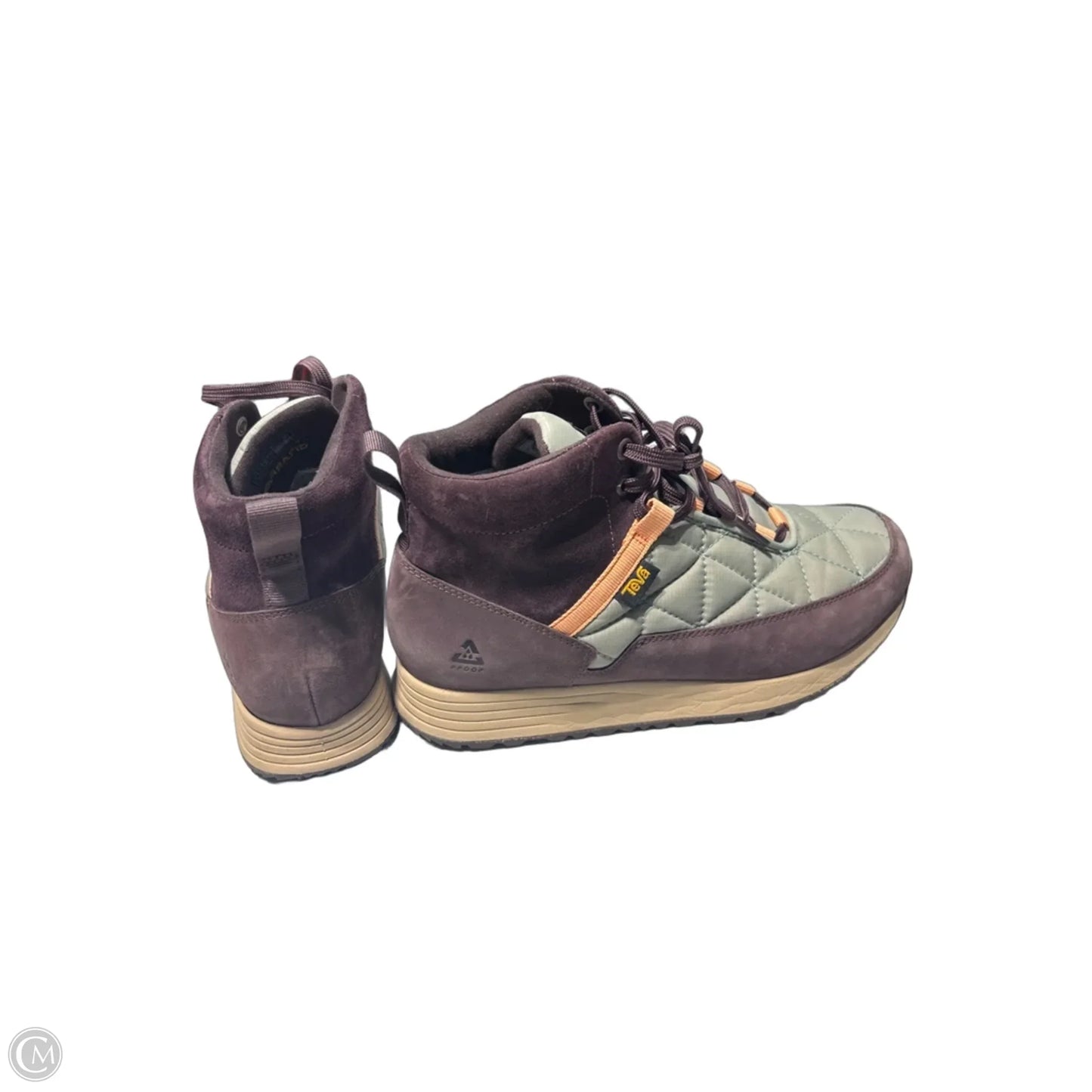 Boots Ankle Flats By Teva In Green, Size: 9