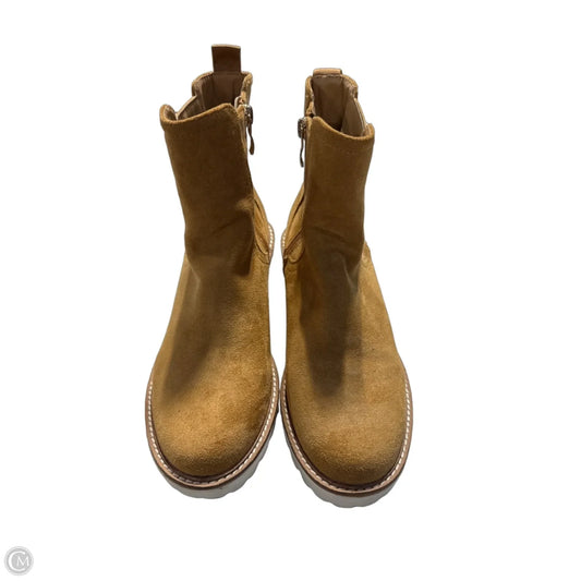 Boots Ankle Flats By Cmc In Tan, Size: 7