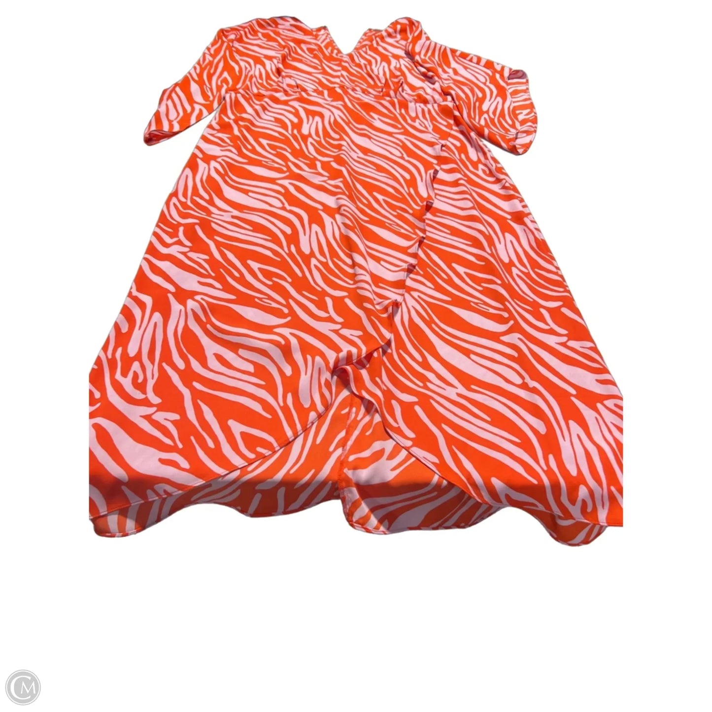 Dress Casual Maxi By Cabi In Orange & Purple, Size: L