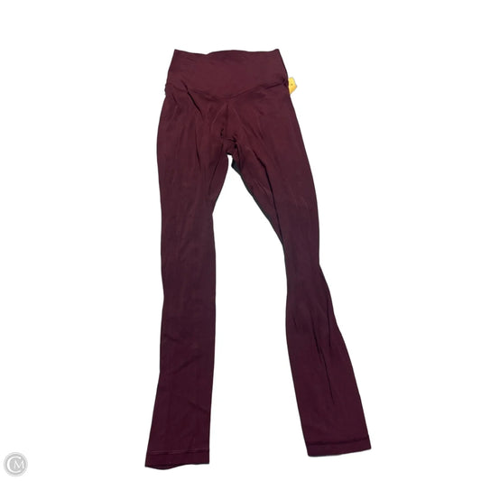 Athletic Leggings By Aerie In Maroon, Size: S