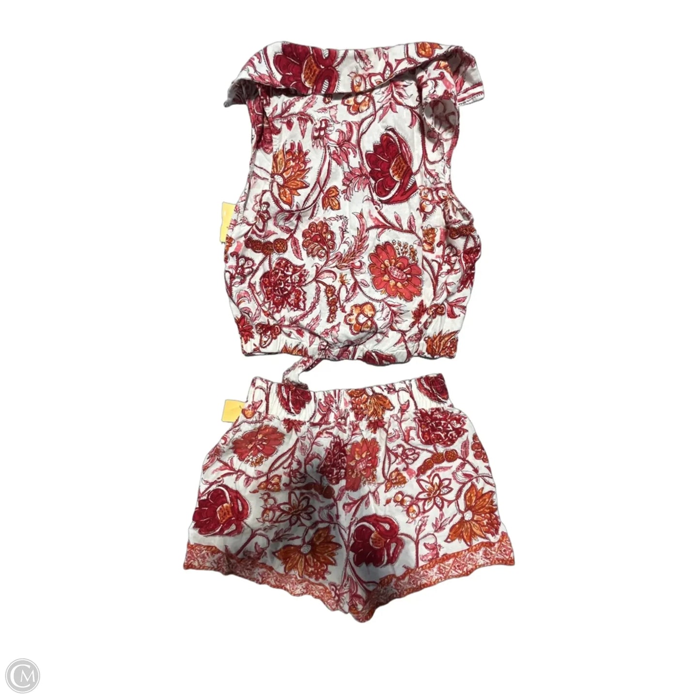 Top 2pc Sleeveless By Nicole By Nicole Miller In Red & White, Size: Xs