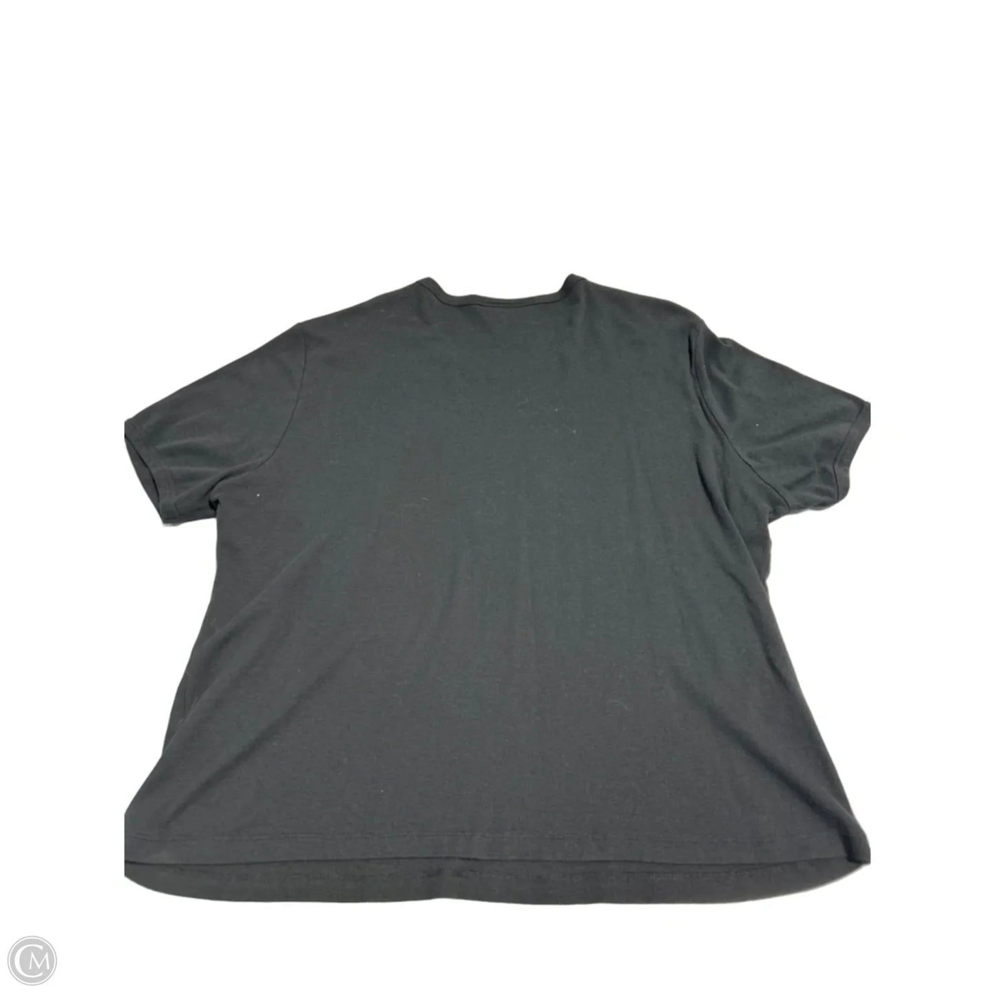 Top Short Sleeve Basic By Cmc In Black, Size: 2x