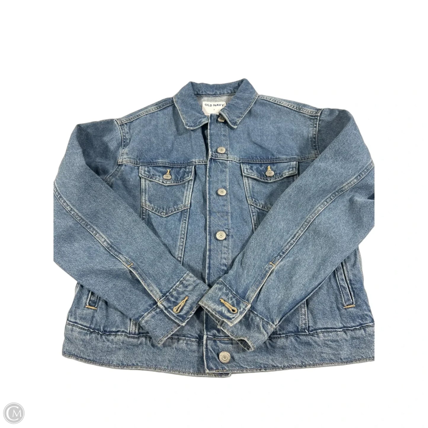 Jacket Denim By Old Navy In Blue Denim, Size: S