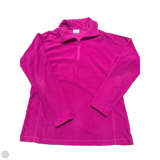 Jacket Fleece By Columbia In Pink, Size: Xl