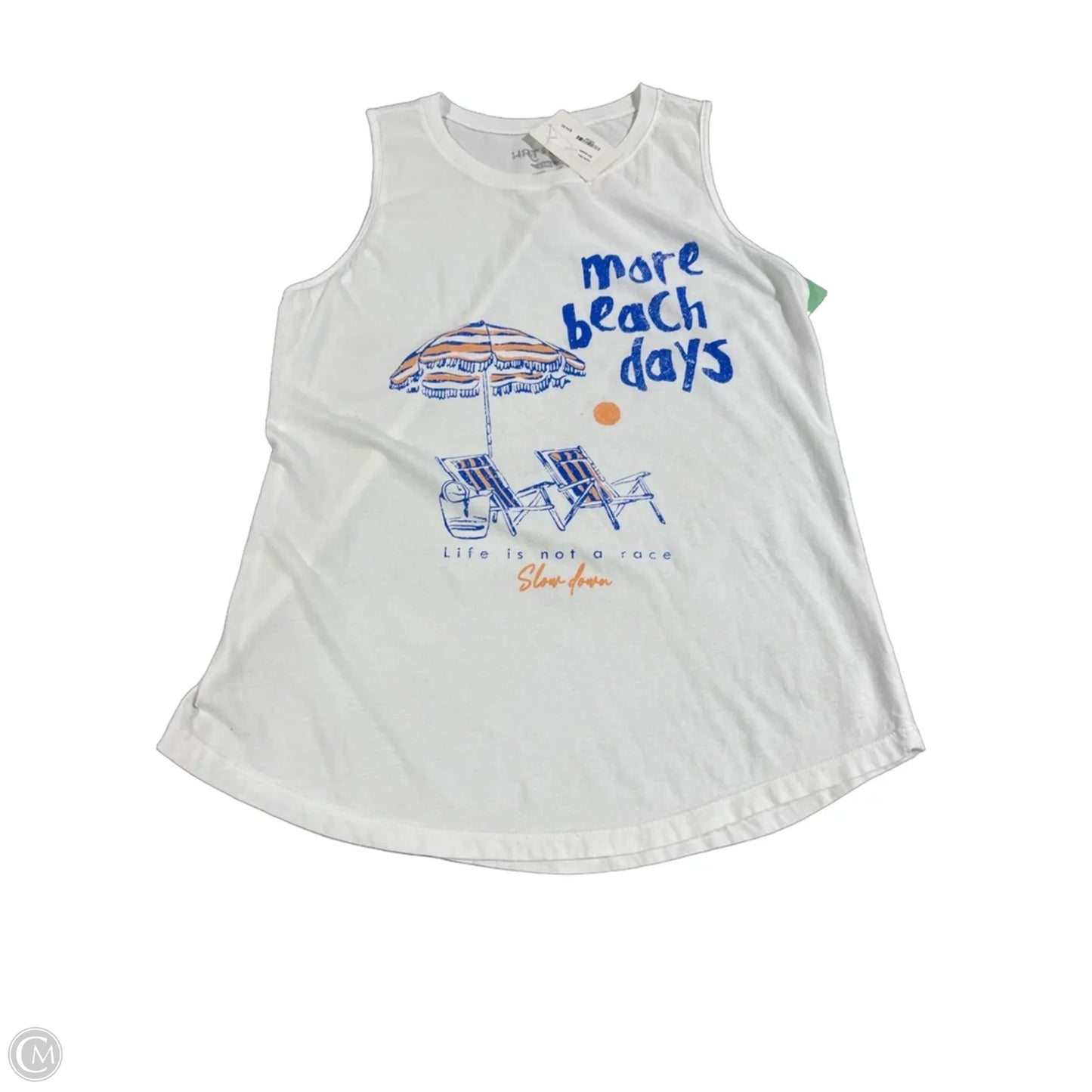 Tank Top By Cmc In White, Size: S