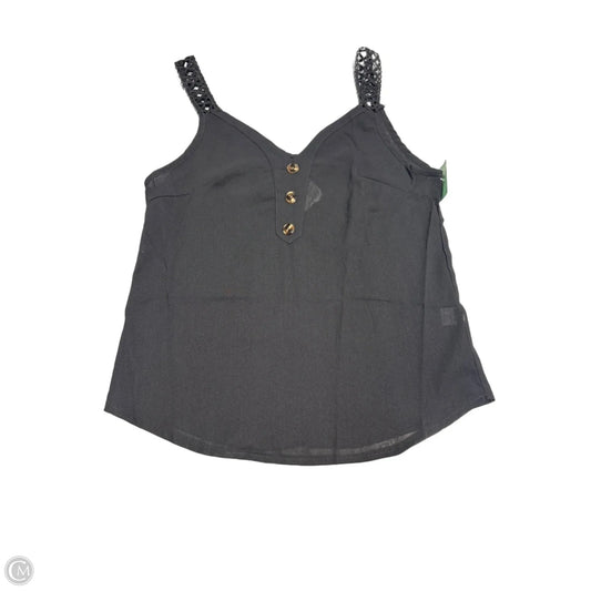 Tank Top By Miss Sparkling In Black, Size: S