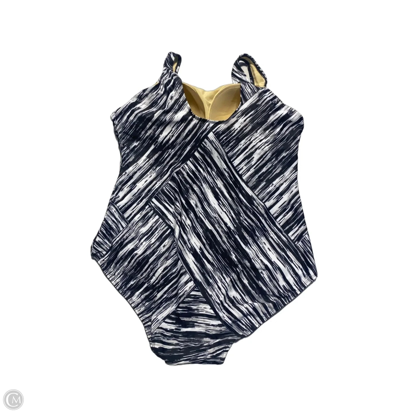 Swimsuit By Cme In Black & White, Size: 2x