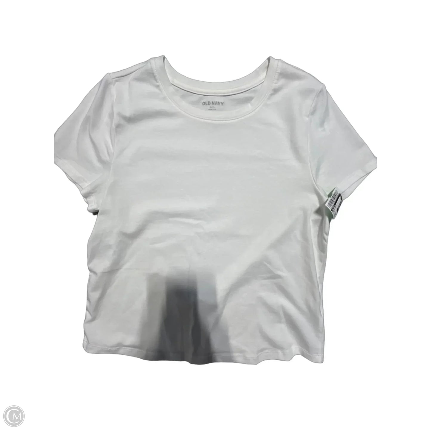 Top Short Sleeve Basic By Old Navy In White, Size: Mp