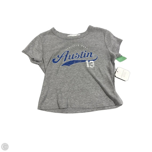 Top Short Sleeve By Altard State In Grey, Size: Xs