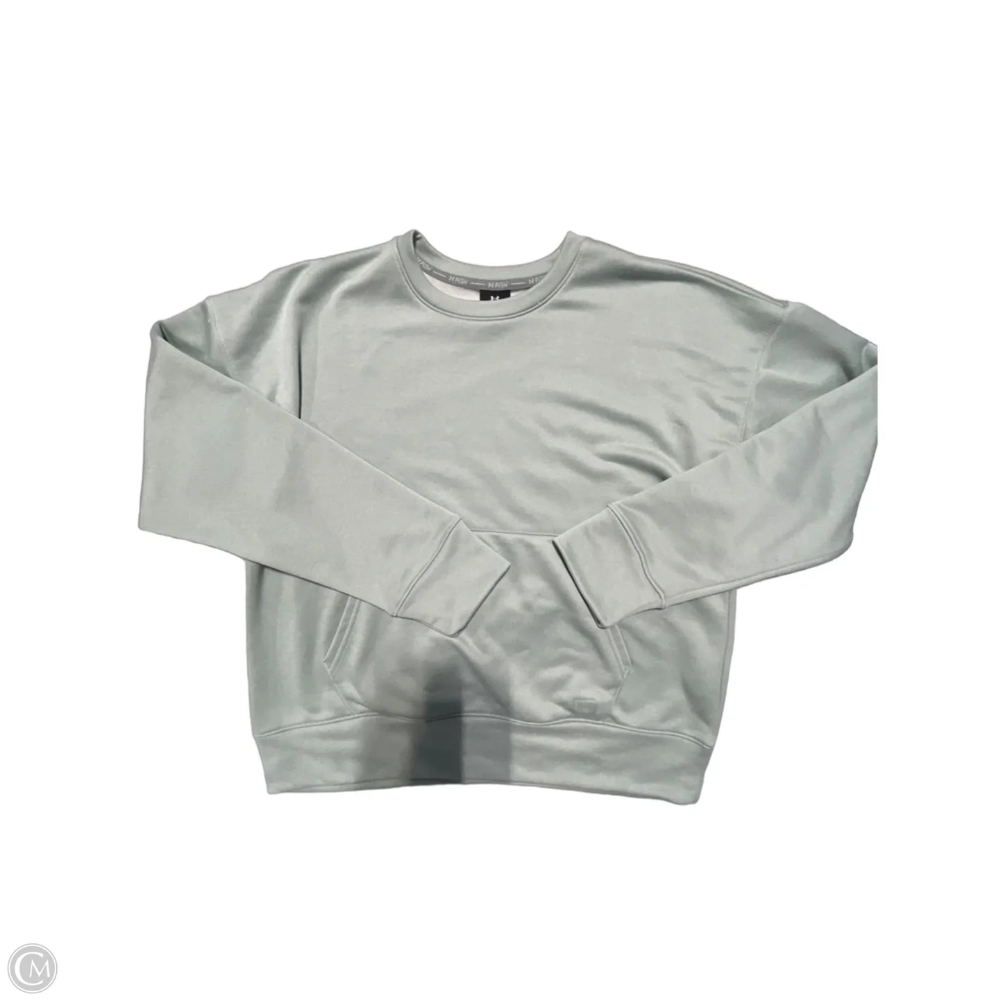 Top Long Sleeve By Under Armour In Green, Size: S