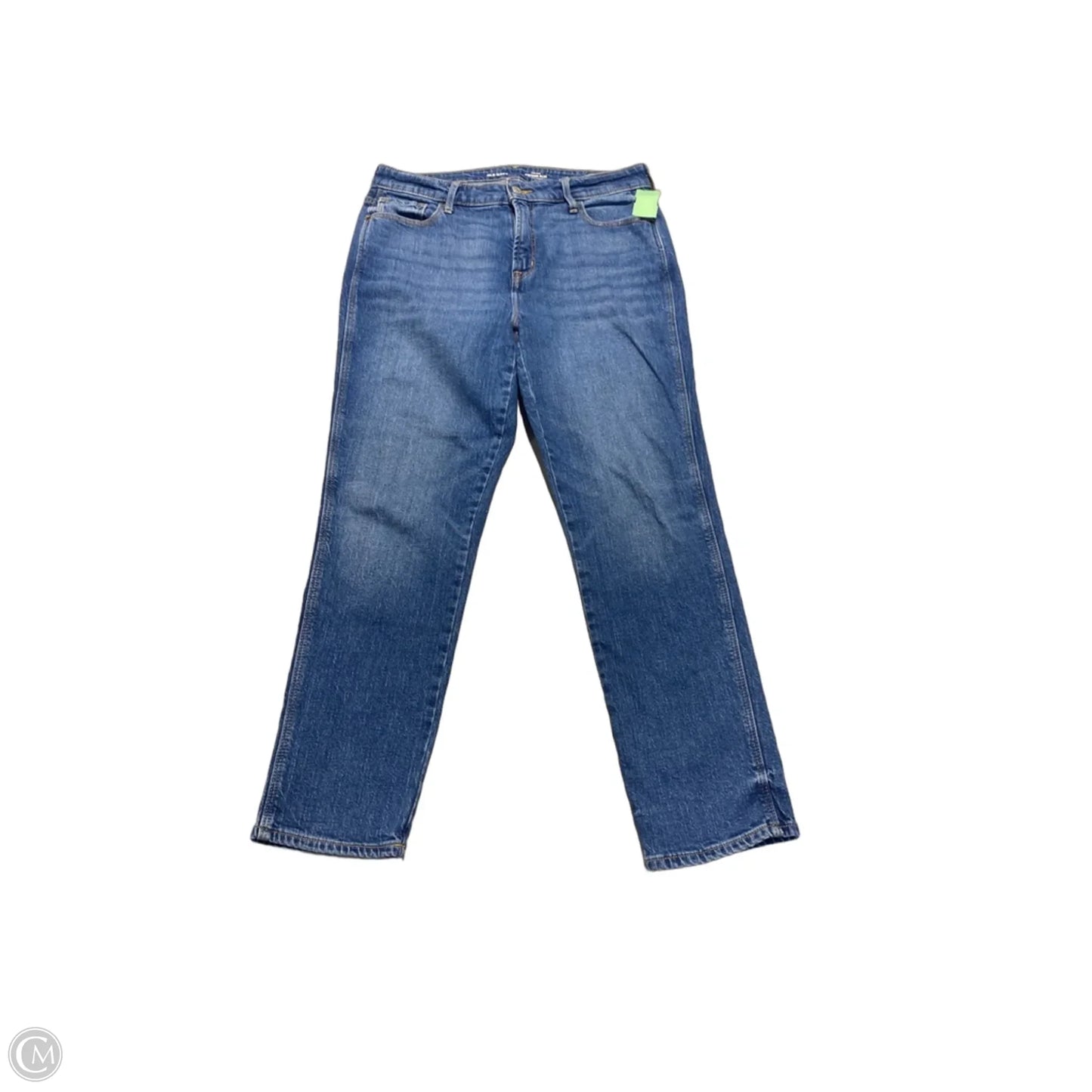 Jeans Straight By Old Navy In Blue Denim, Size: 10