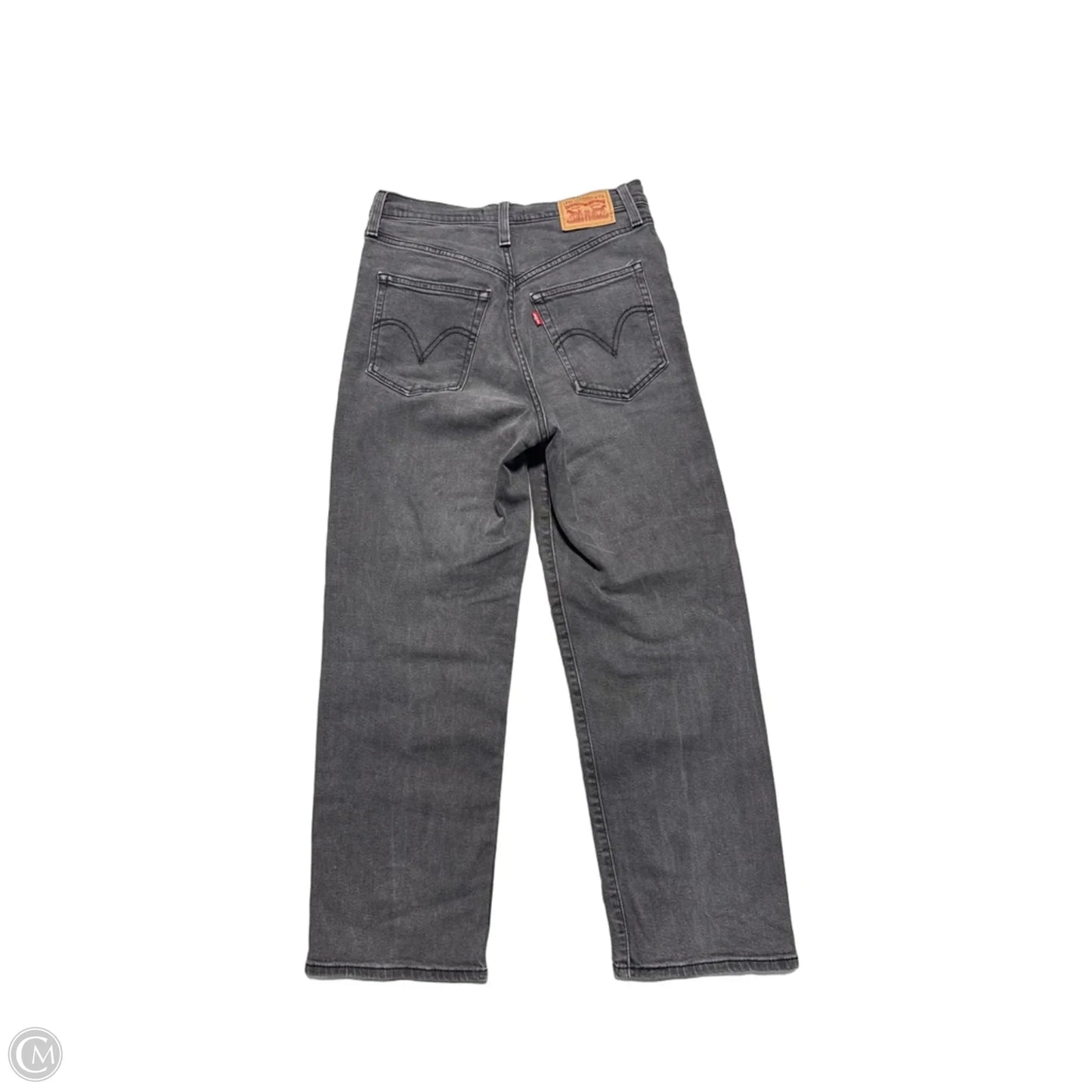 Jeans Straight By Levis In Black, Size: 4