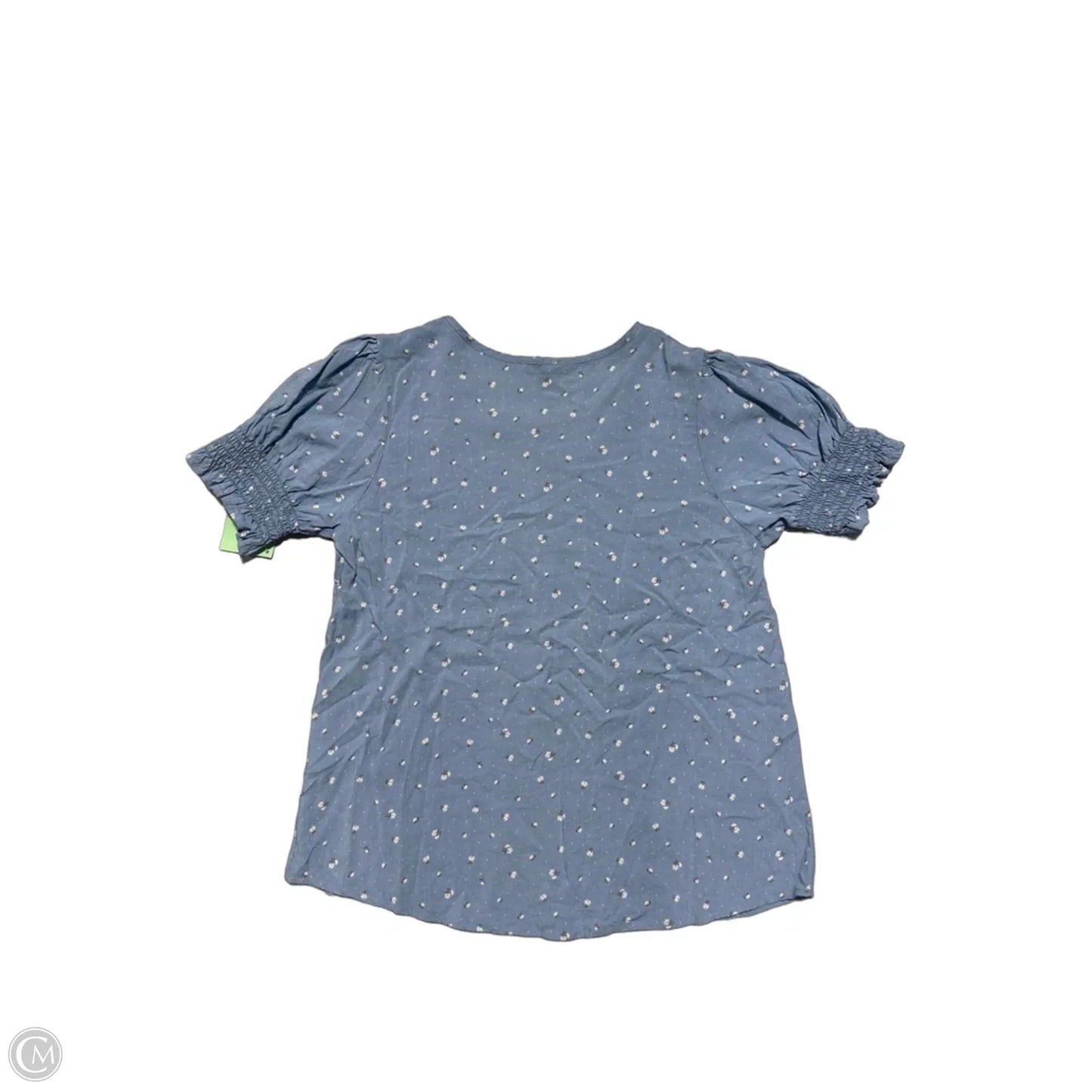Top Short Sleeve By Les Amis In Blue, Size: L