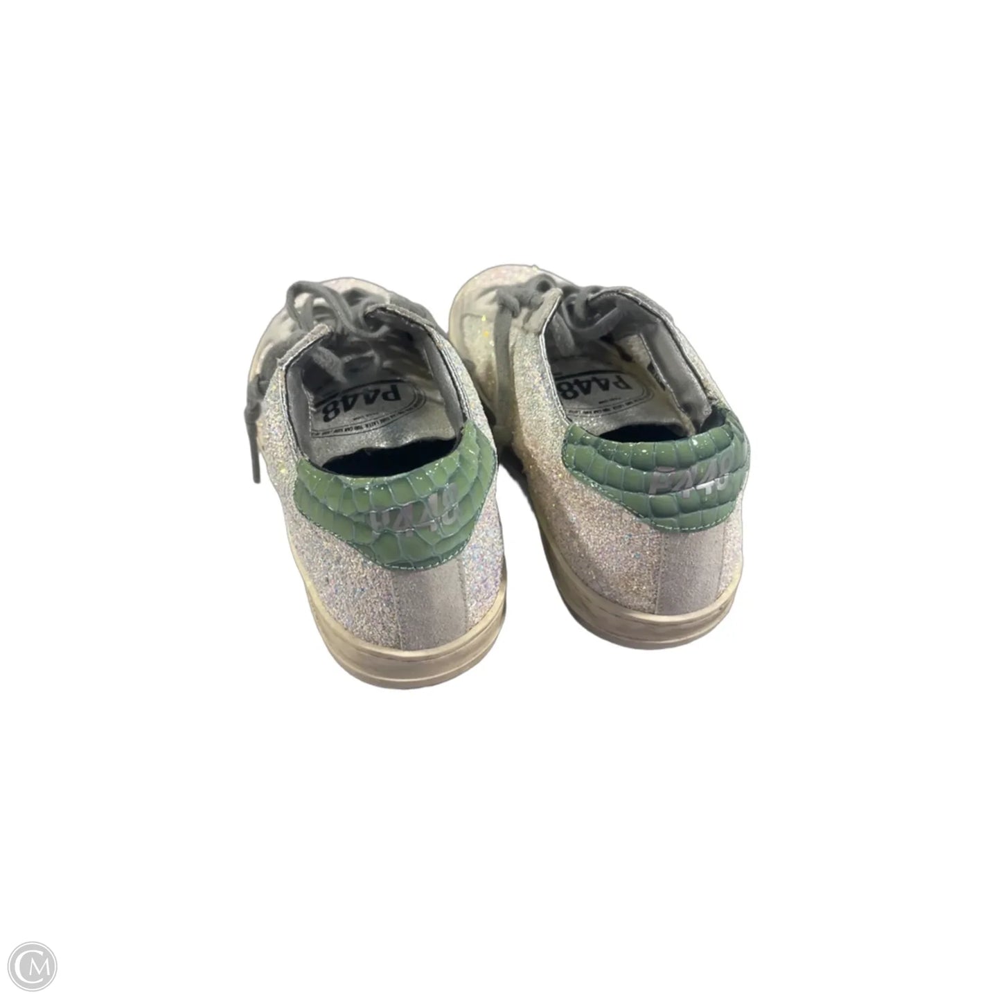 Shoes Sneakers By P448 In Silver, Size: 7.5