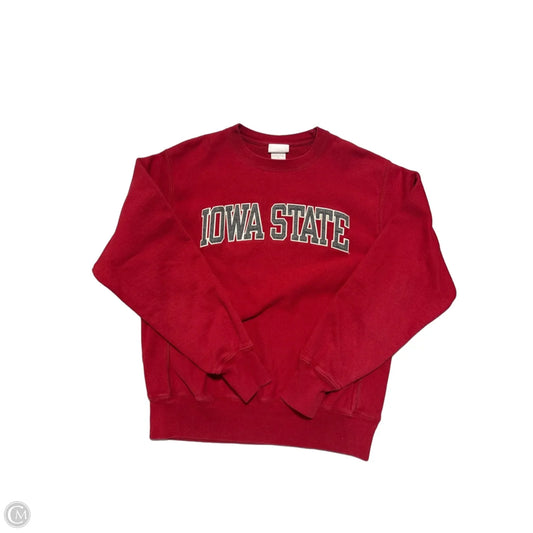Sweatshirt Crewneck By Champion In Red, Size: M