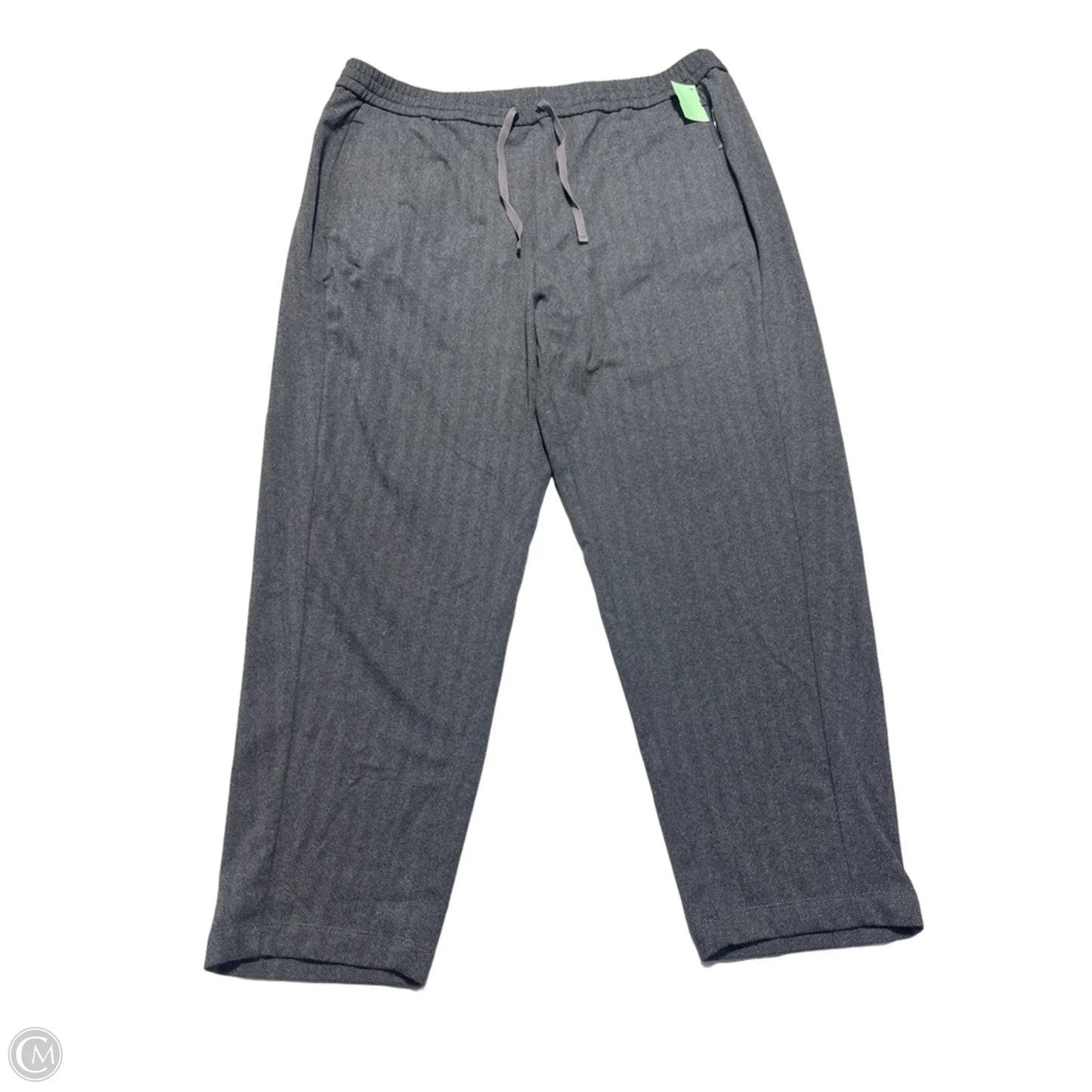 Pants Other By Eileen Fisher In Black & Grey, Size: 14