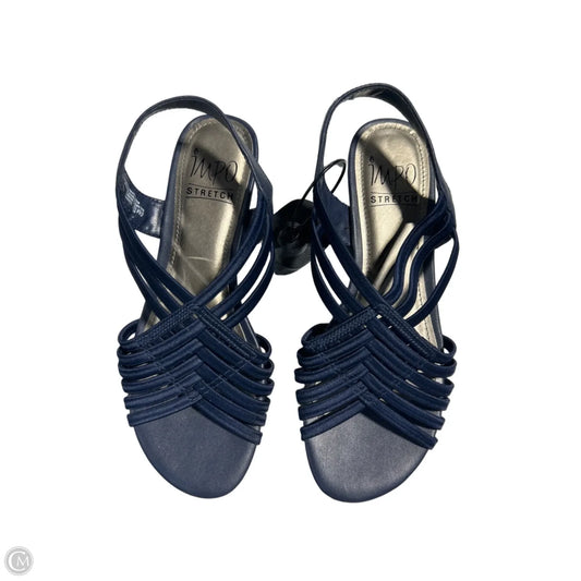 Sandals Flats By Impo In Navy, Size: 6