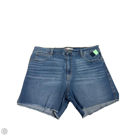 Shorts By Levis In Blue Denim, Size: 16