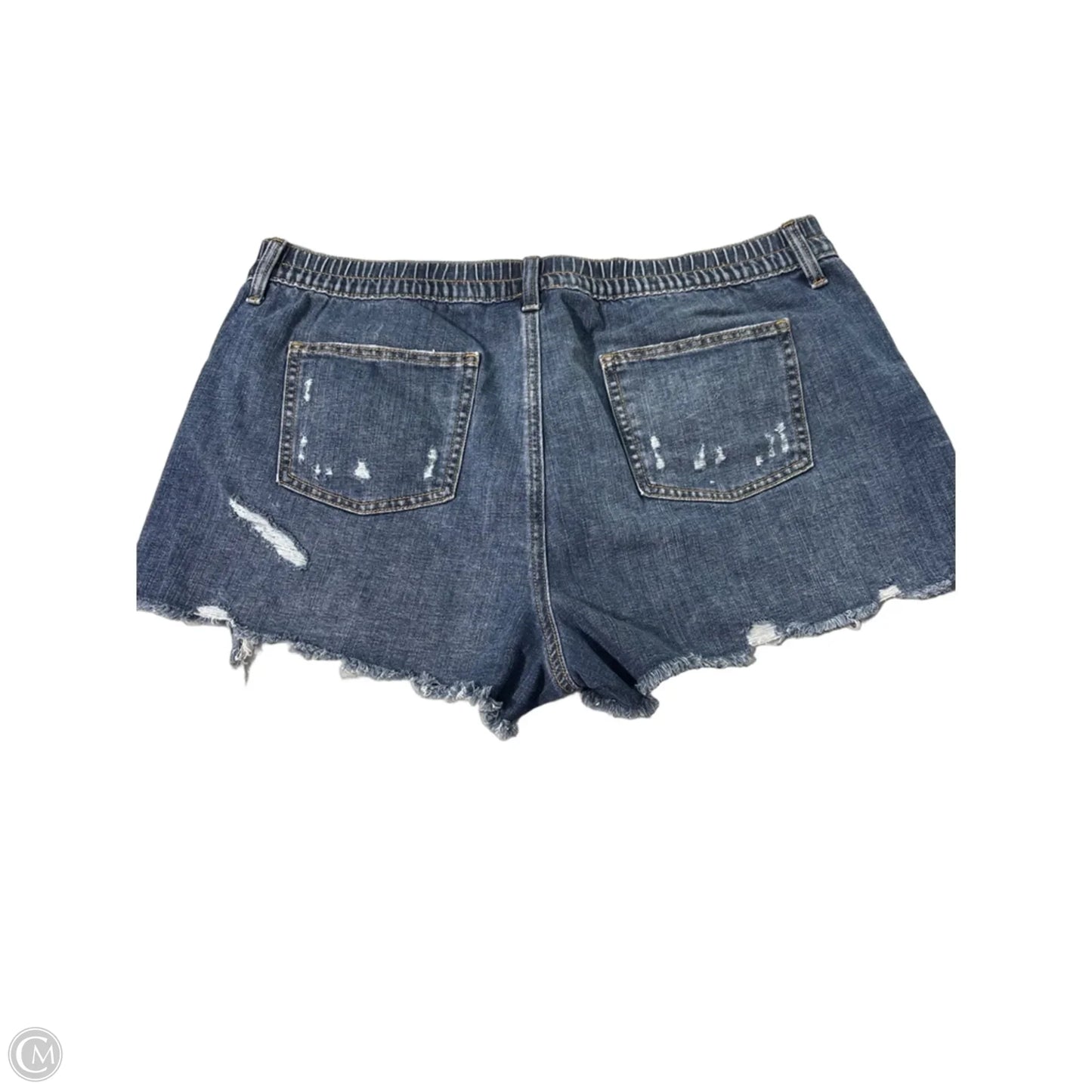 Shorts By Aerie In Blue Denim, Size: Xl