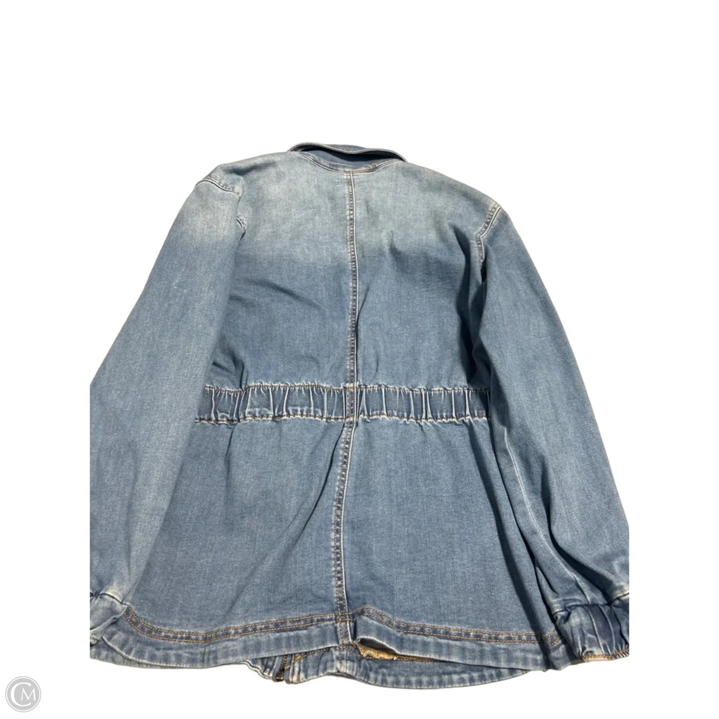 Jacket Denim By Knox Rose In Blue Denim, Size: L