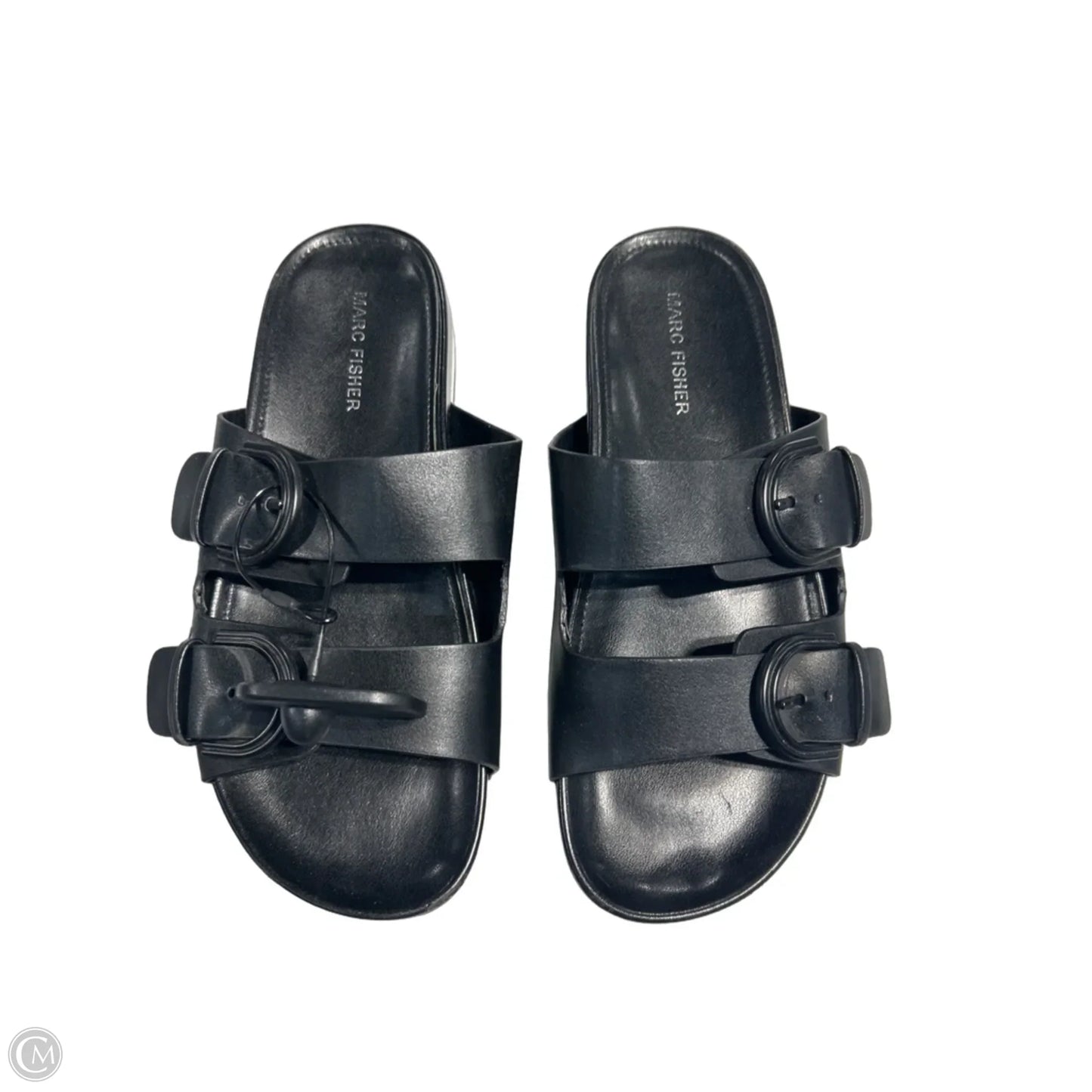 Sandals Flats By Marc Fisher In Black, Size: 8.5