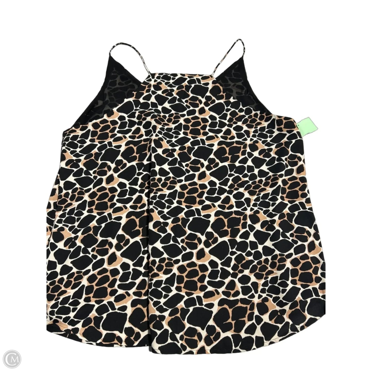Tank Top By Loft In Black & Tan, Size: Lp