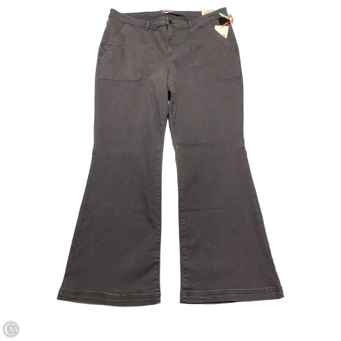 Jeans Wide Leg By Knox Rose In Black, Size: 20