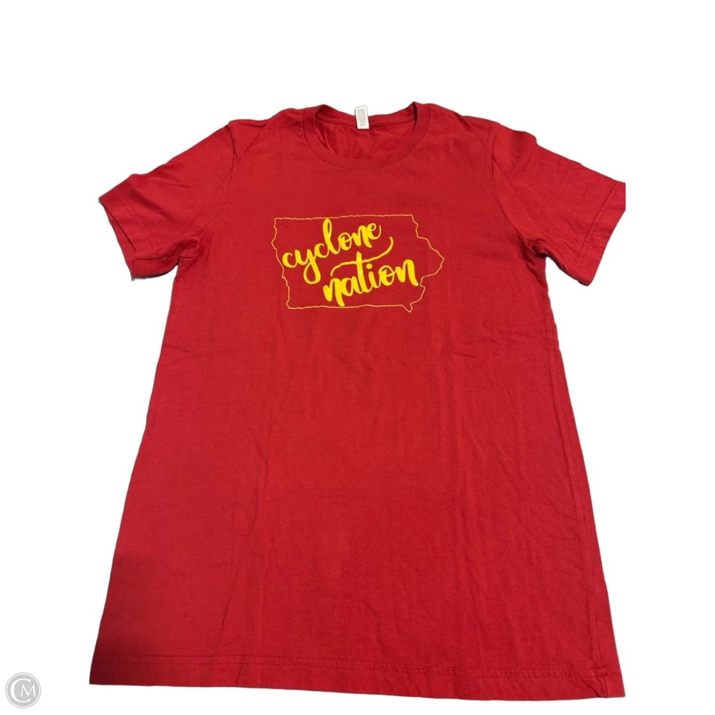 Top Short Sleeve By Canvas In Red, Size: M