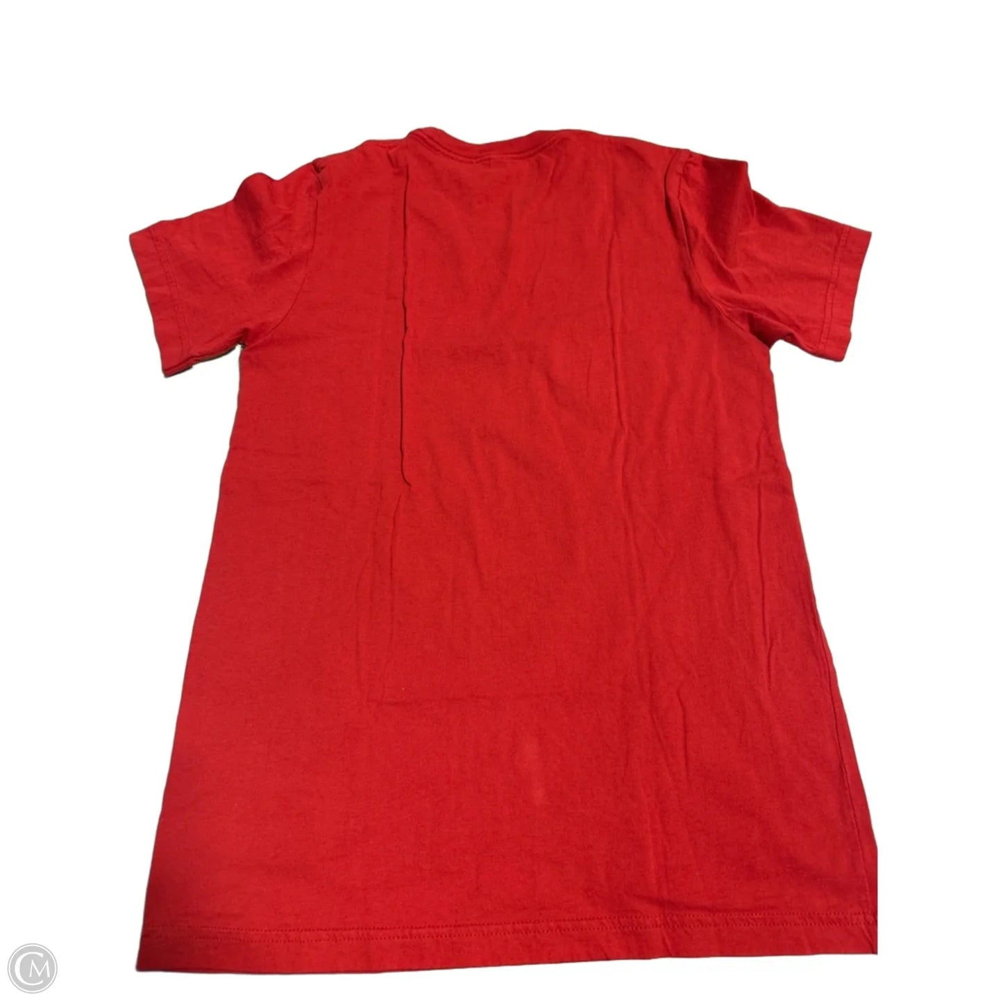 Top Short Sleeve By Canvas In Red, Size: M
