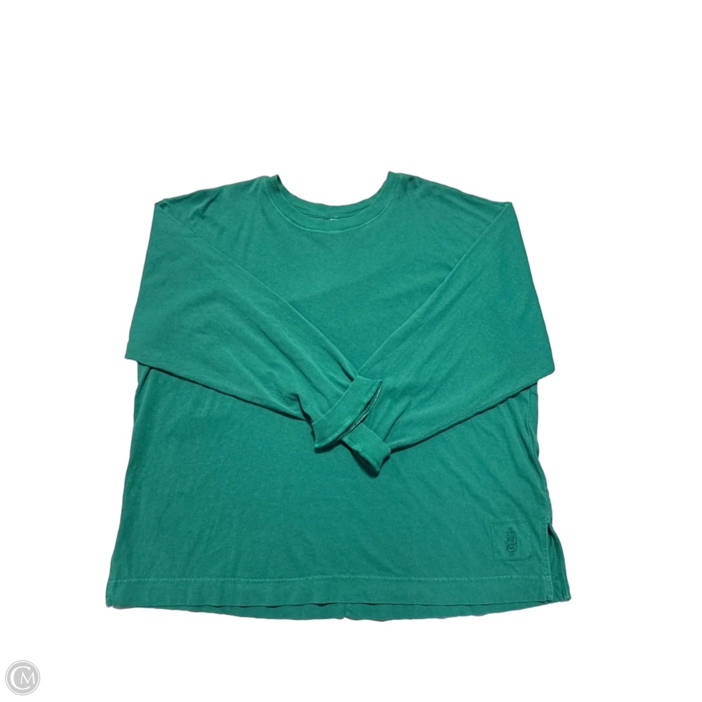 Top Long Sleeve By Free People In Green, Size: L