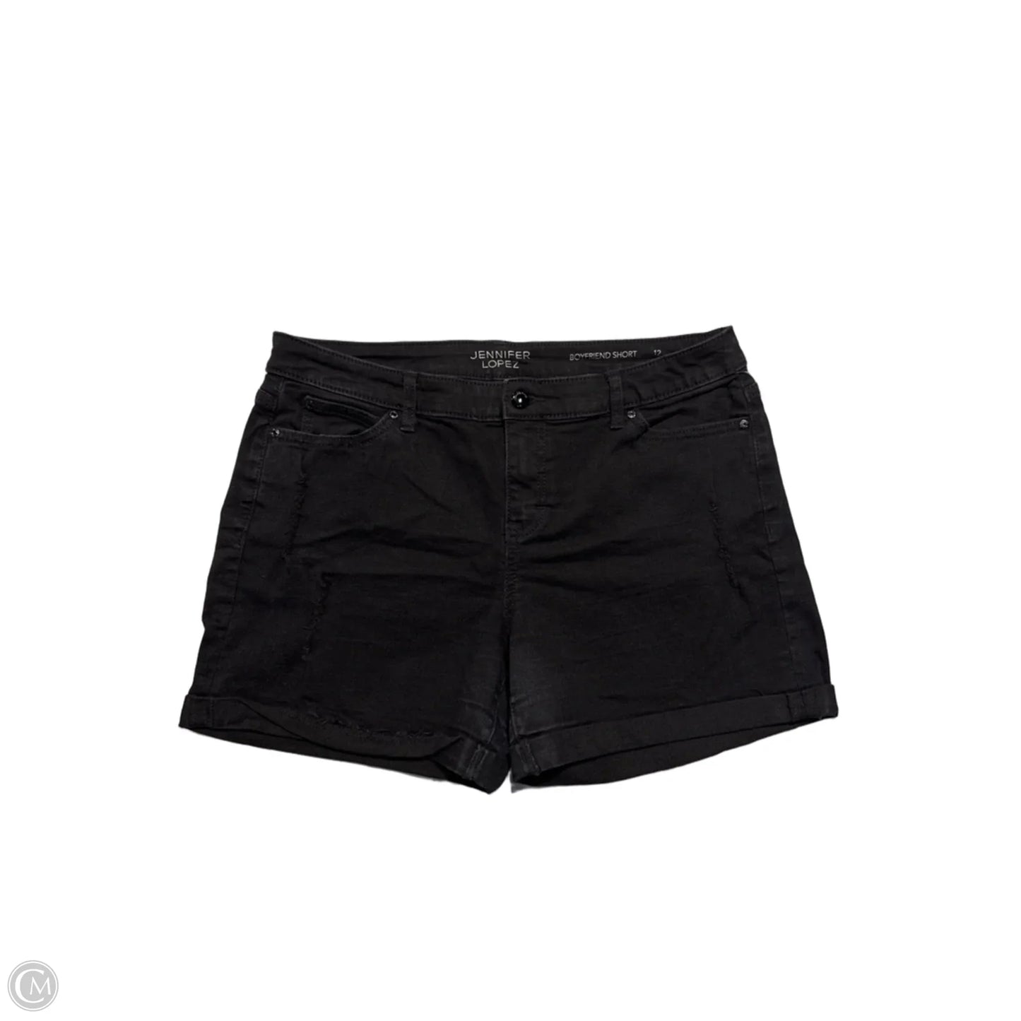 Shorts By Jennifer Lopez In Black, Size: 12