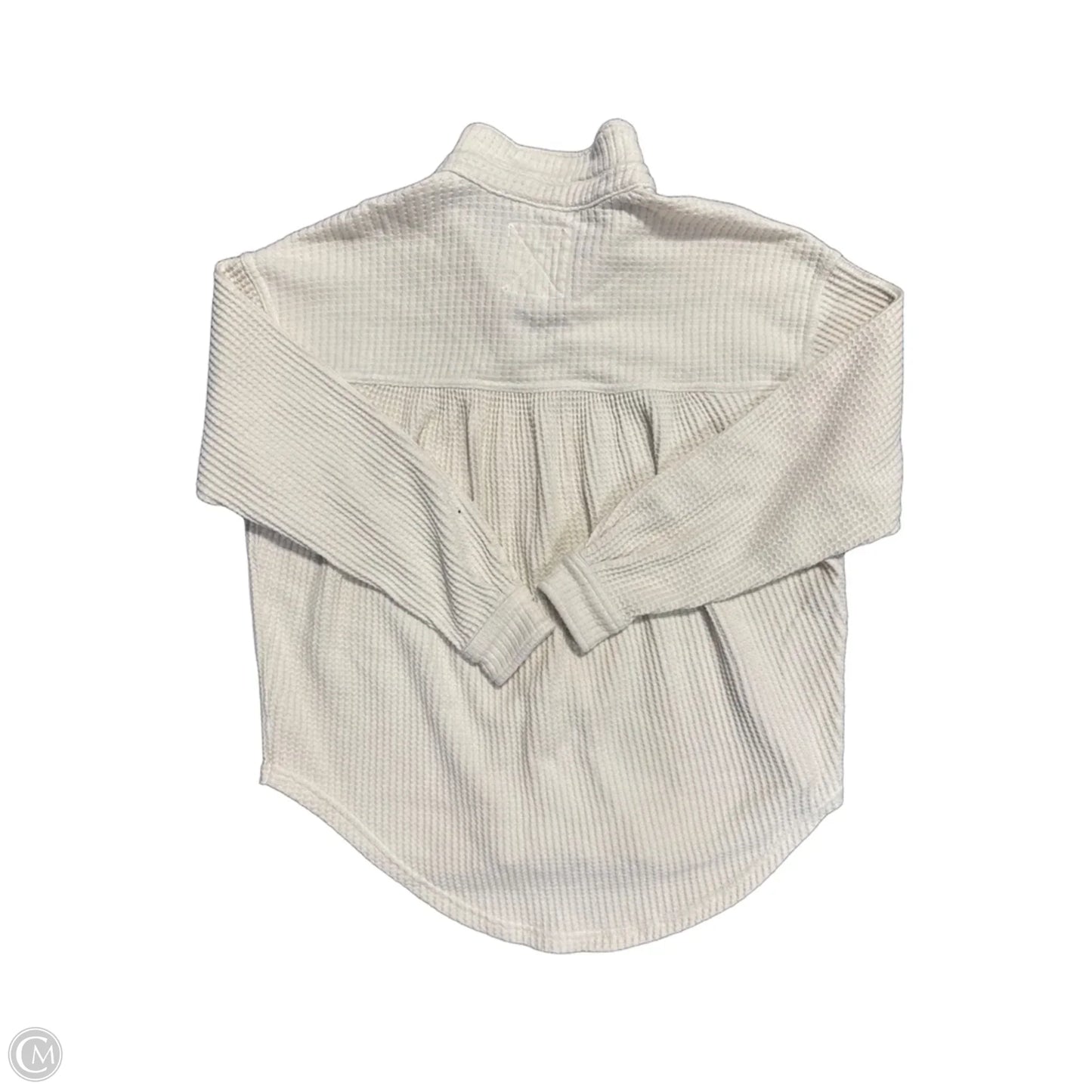 Top Long Sleeve By Aerie In Cream, Size: Xxs