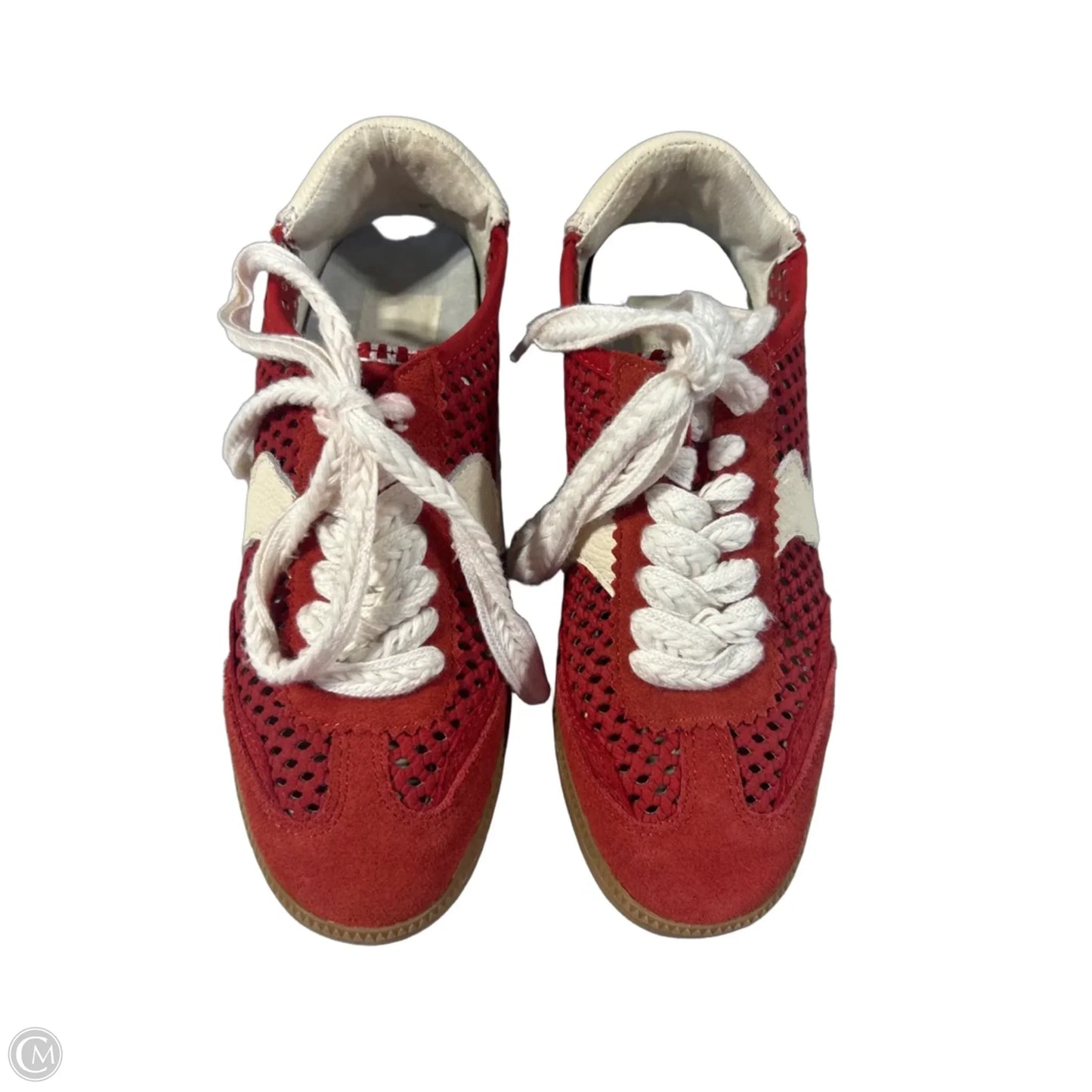 Shoes Sneakers By Dolce Vita In Red & White, Size: 7