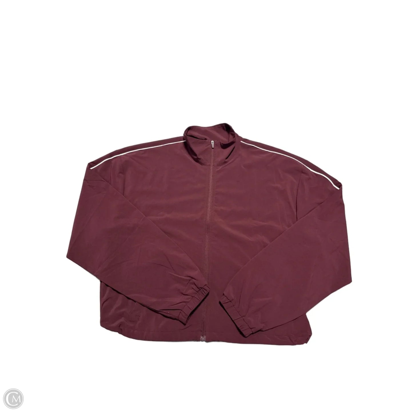 Athletic Jacket By Beyond Yoga In Maroon, Size: Xs