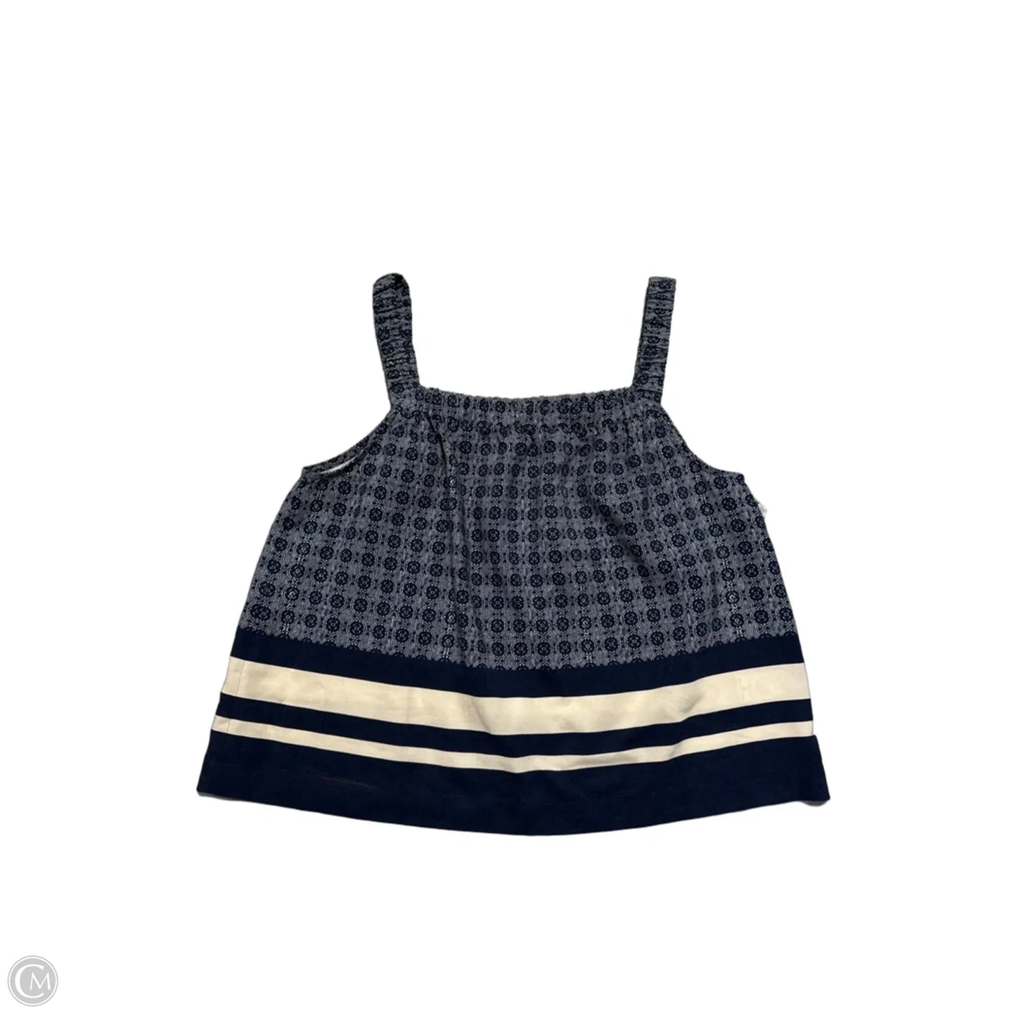 Tank Top By Evereve In Blue & White, Size: S