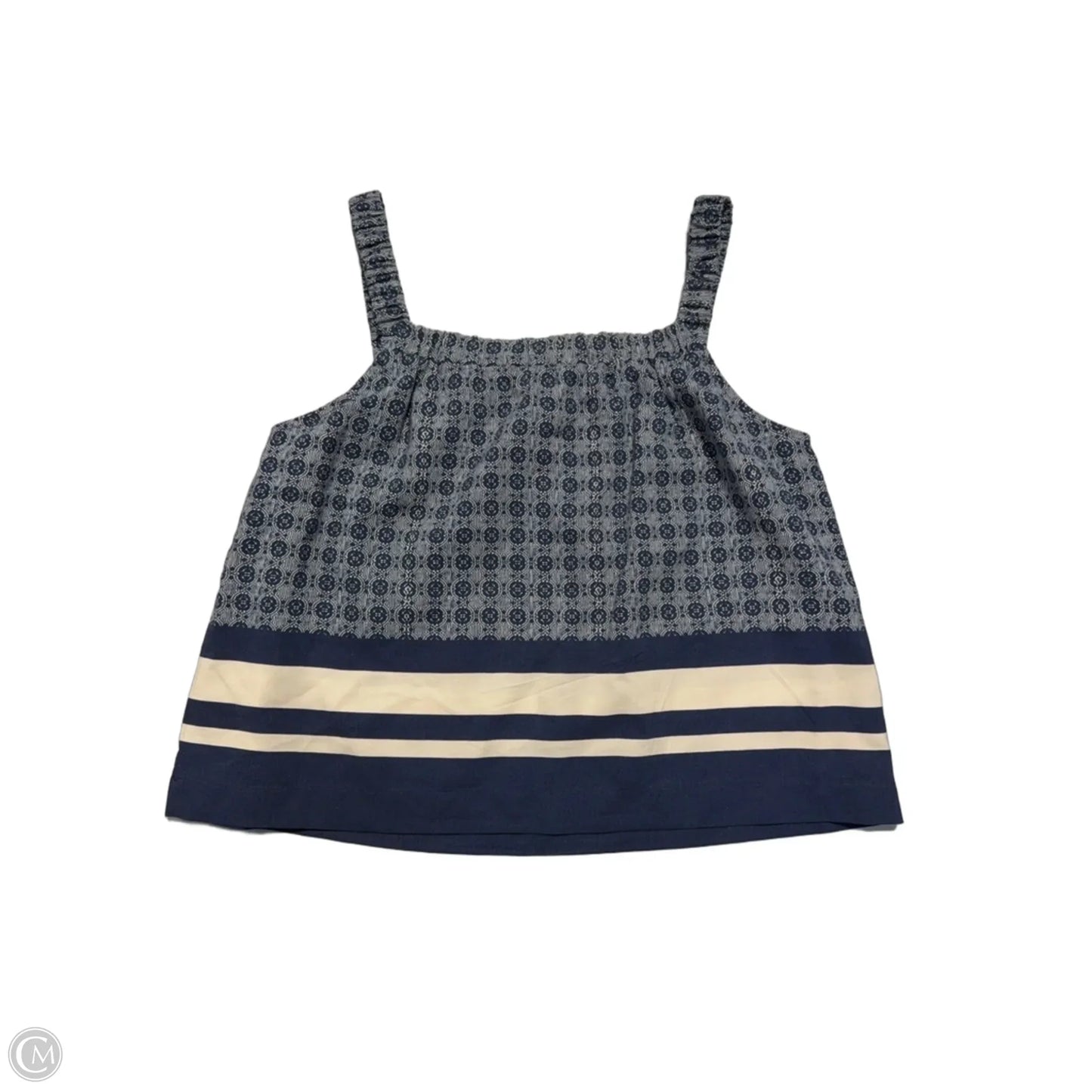 Tank Top By Evereve In Blue & White, Size: S