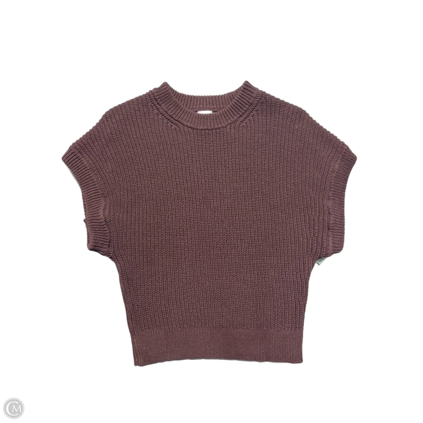 Top Short Sleeve By A New Day In Brown, Size: Xs