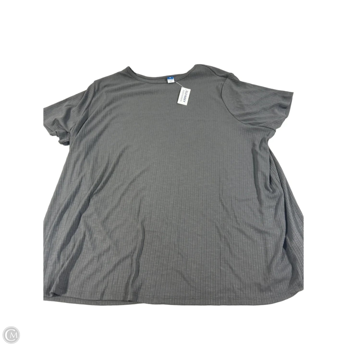 Top Short Sleeve By Old Navy In Grey, Size: 2x