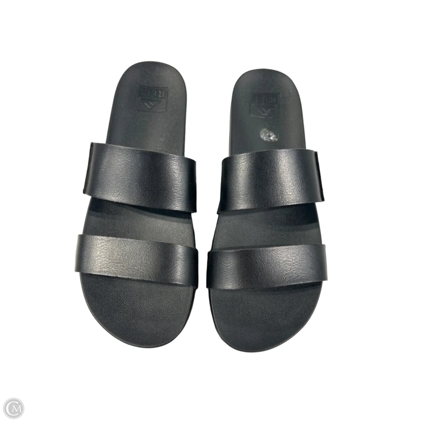 Sandals Flats By Reef In Black, Size: 9