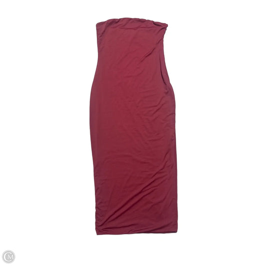 Dress Casual Midi By Meshki In Maroon, Size: M