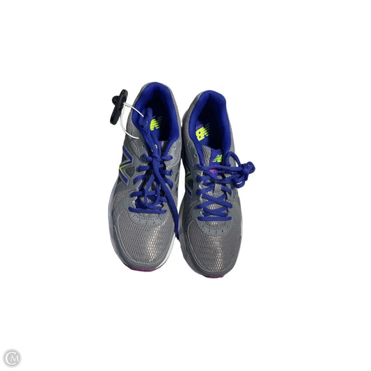 Shoes Sneakers By New Balance In Grey & Purple, Size: 8